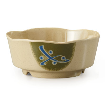 GET 0163-TD Fluted Soup / Salad Bowl, 16 Ounce, Brown (Set of 12)