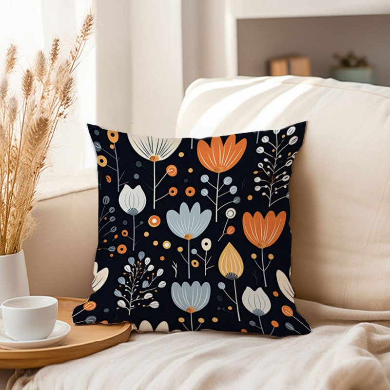 Botanical Scandinavian Flower Pattern IV