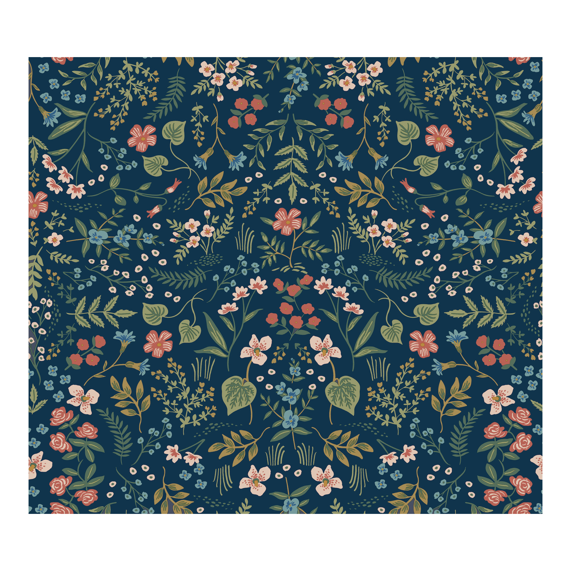 Wildwood Peel and Stick Wallpaper, Blue