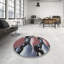 Tapis bleu/rose à motifs-2128297401