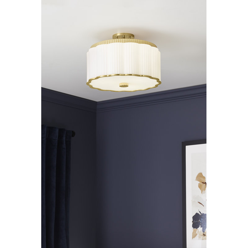 Tresdoux™ Semi-Flush Light, Polished Brass