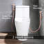 Handheld Toilet Bidet In Rose Gold Metal, Ensures Efficient Hygiene With Variable Spray And Rust Protection - Provides Hygienic Cleaning Adjustable Function