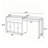 74.5" Kitchen Island With Extendable Dining Table With Spice Rack-559229826