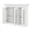 Armoire à pharmacie murale 35 "avec miroir et 5 tablettes réglables en verre pour le rangement dans la salle de bain