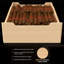 Spanish Cedar Wood Tray Shelf Drawer for 33L Cigar Humidor