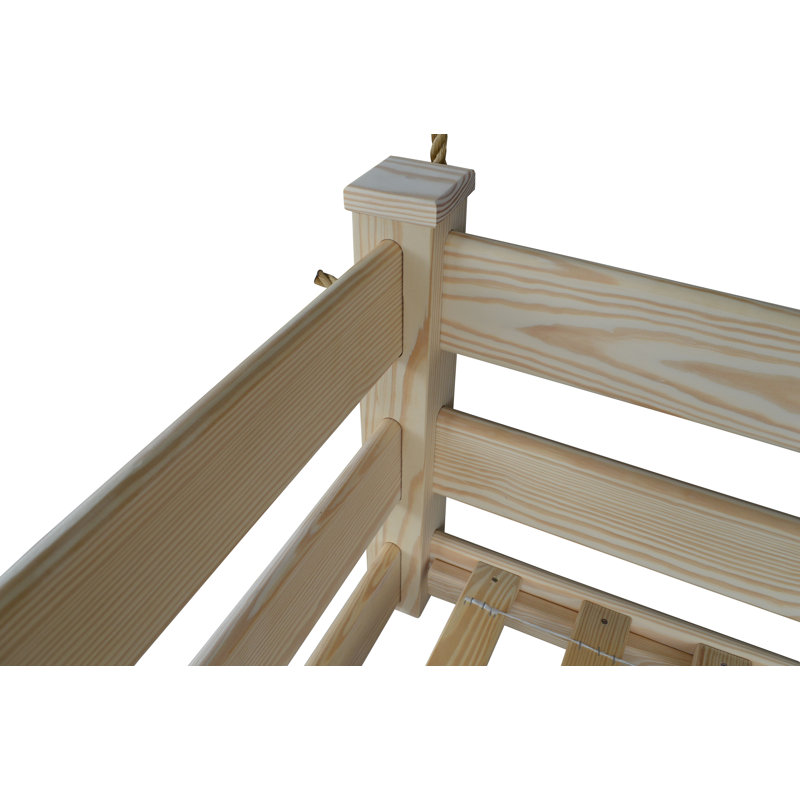 Devell Hanging Daybed, Twin, Unfinished
