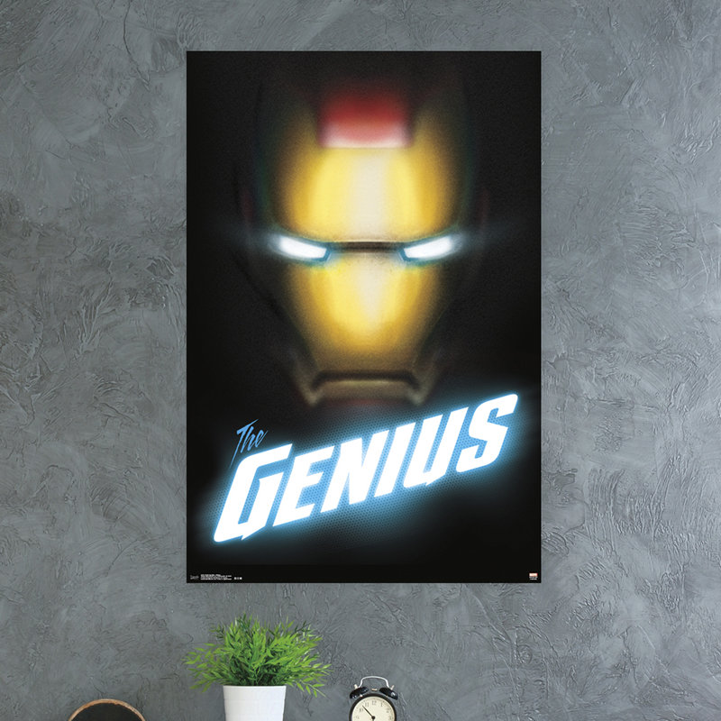 « iron man-génie », impression sur papier