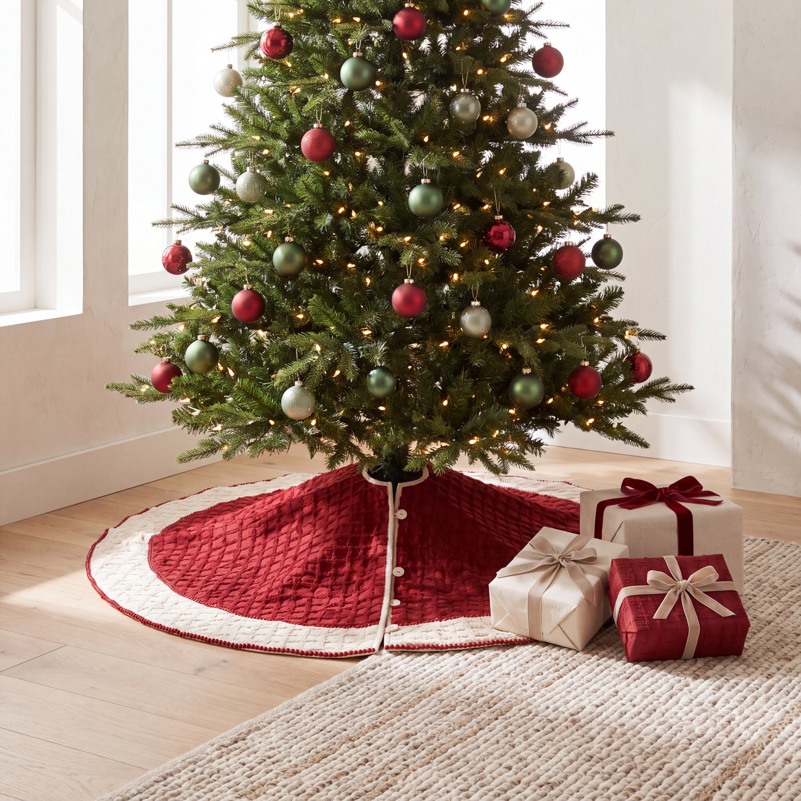 Cotton Tree Skirt, 48" W