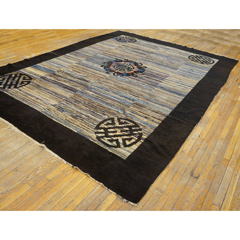 Antique Peking Room Size Wool Multi Rug