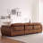 Retro Wind Oil Wax Leather Sofa