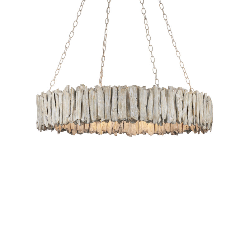 8 - Light Wrought Iron Chandelier