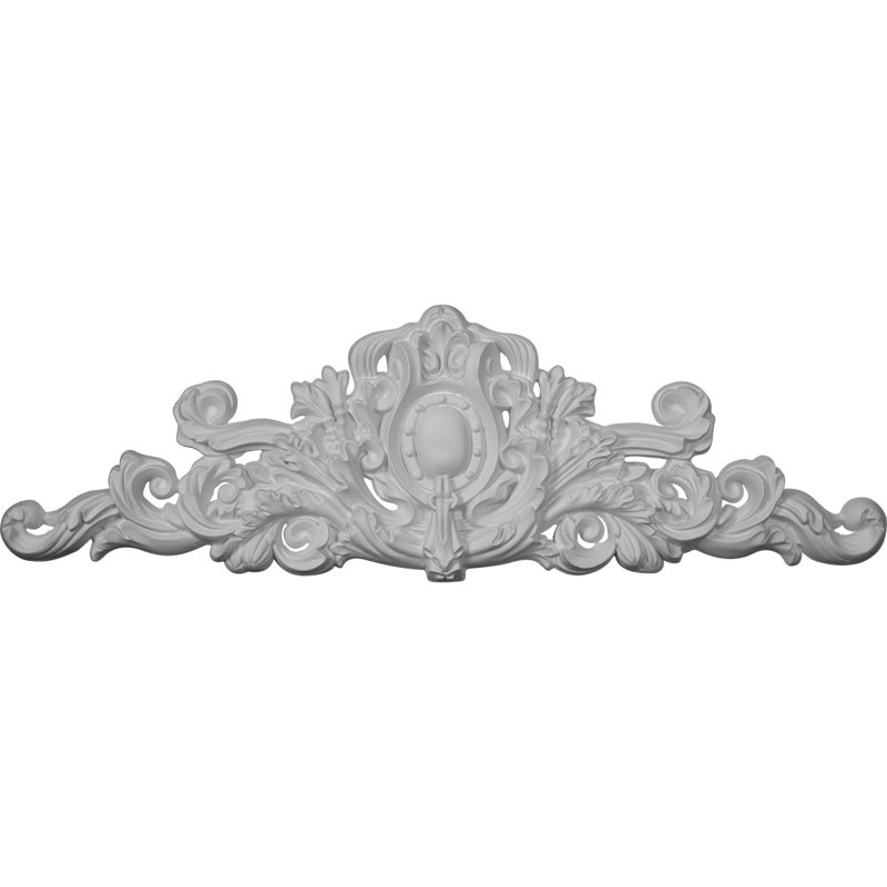 Haven 11.375'' H x 36.75'' W x 1.625'' D Urethane Onlay Scroll