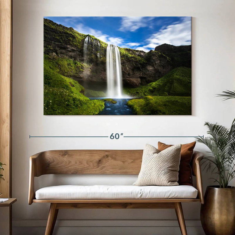 Alvord chassant les chutes d'eau, H 34 po x l 51 po