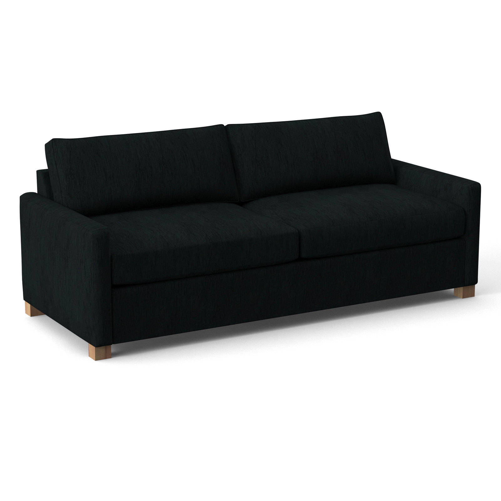 Louisa 87" Sofa Bed, Cardigan Coal Performance