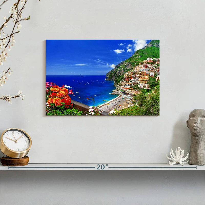Gillard, pittoresque village de Positano, H 8 po x l 12 po