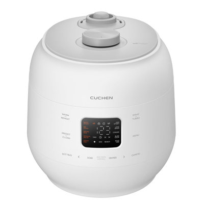 CUCHEN CRS-FWK1040WUS, autocuiseur à riz à double pression 10 tasses (non cuit) | Haute / Sans pression