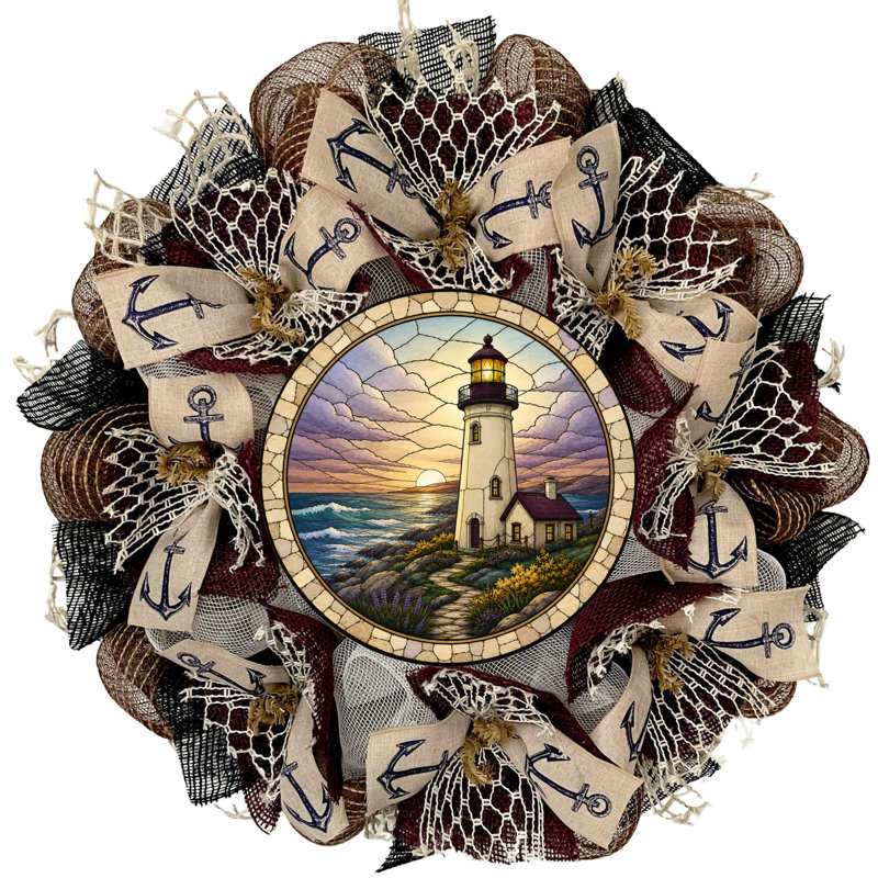 Couronne de phare nautique