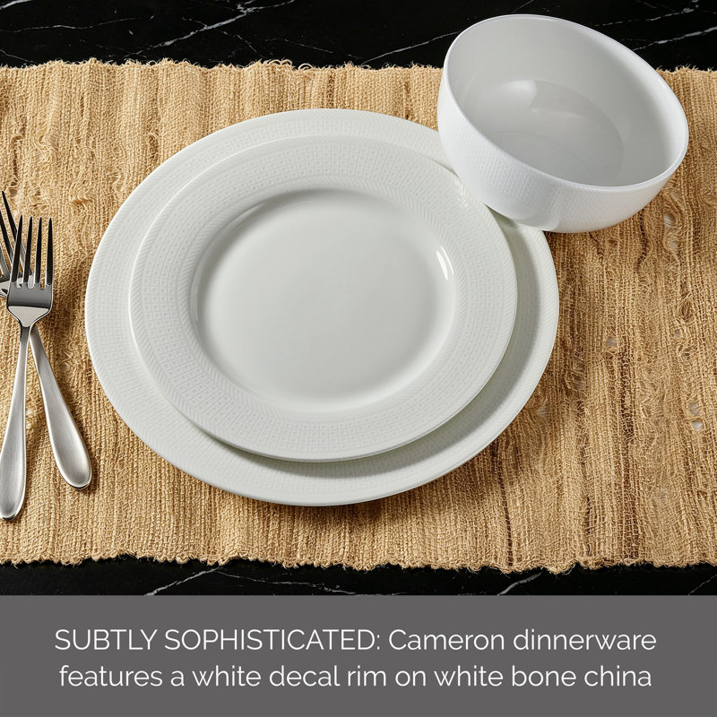 Mikasa Cameron 12-Piece Dinnerware Set, Service for 4