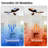 52-Inch Ceiling Fan With Light, 3 Dark Walnut Wood Blades, Remote Control, Reversible DC Motor For Living Room-143533723-143533720