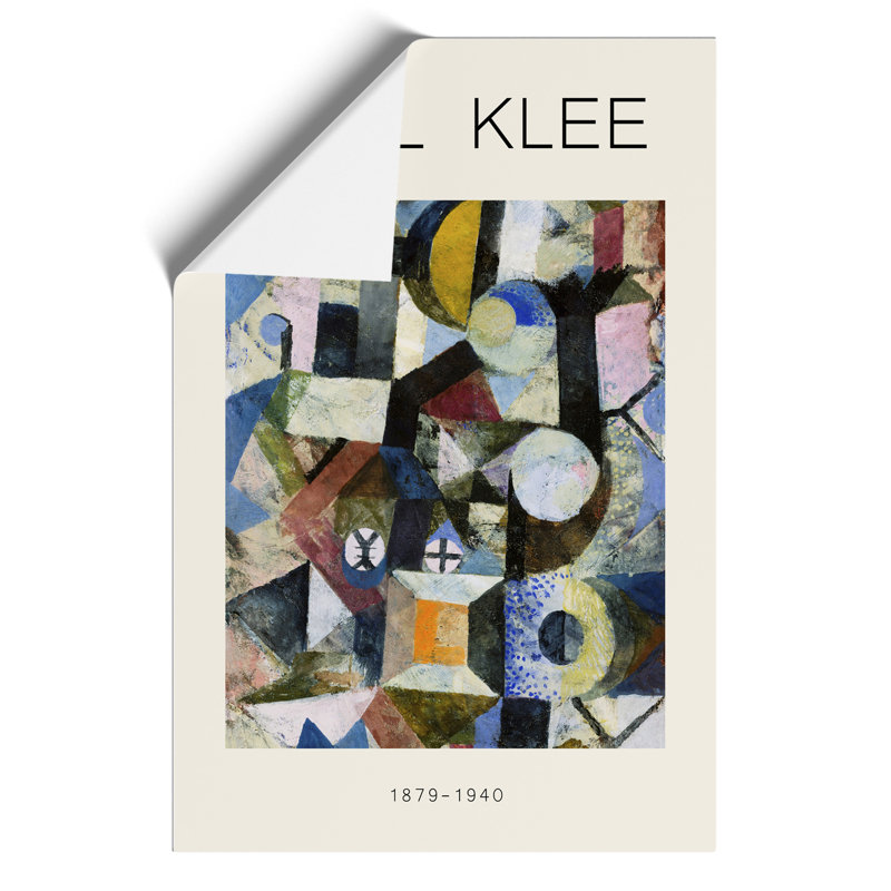 Yellow Half Moon by Paul Klee - No Frame Painting, 42cm H x 30cm W x 0.1cm D
