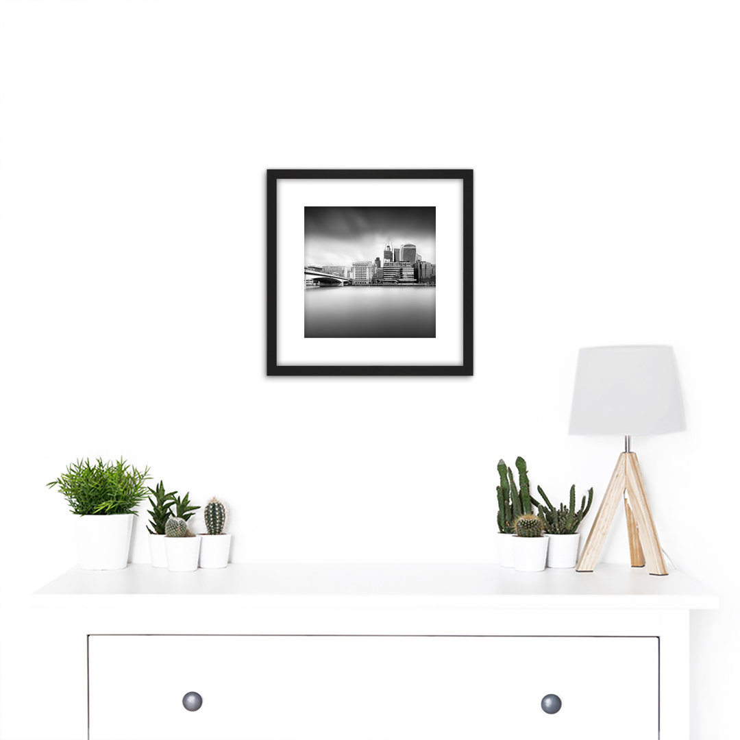 Warby London Bridge Long Exposure City by William Warby - Single Picture Frame Print