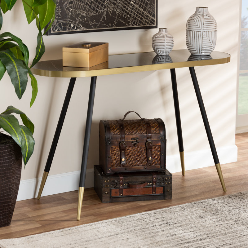 119cm Console Table, Black