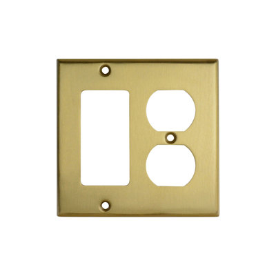 Empire 2 - Gang Duplex Outlet Standard Wall Plate