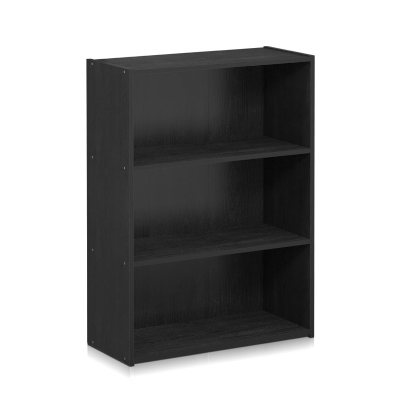 Bessan Bookcase, (3 Shelves) 32" H x 23" W x 10" D, Americano