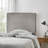 Rainha - Memory Foam Cushioned Dorm Headboard-1440210645