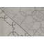 Cotton Geometric Area Rug in Silver