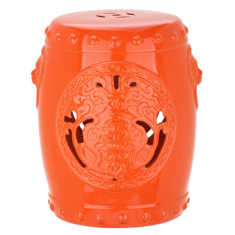 Tabouret de jardin Silvia, Orange