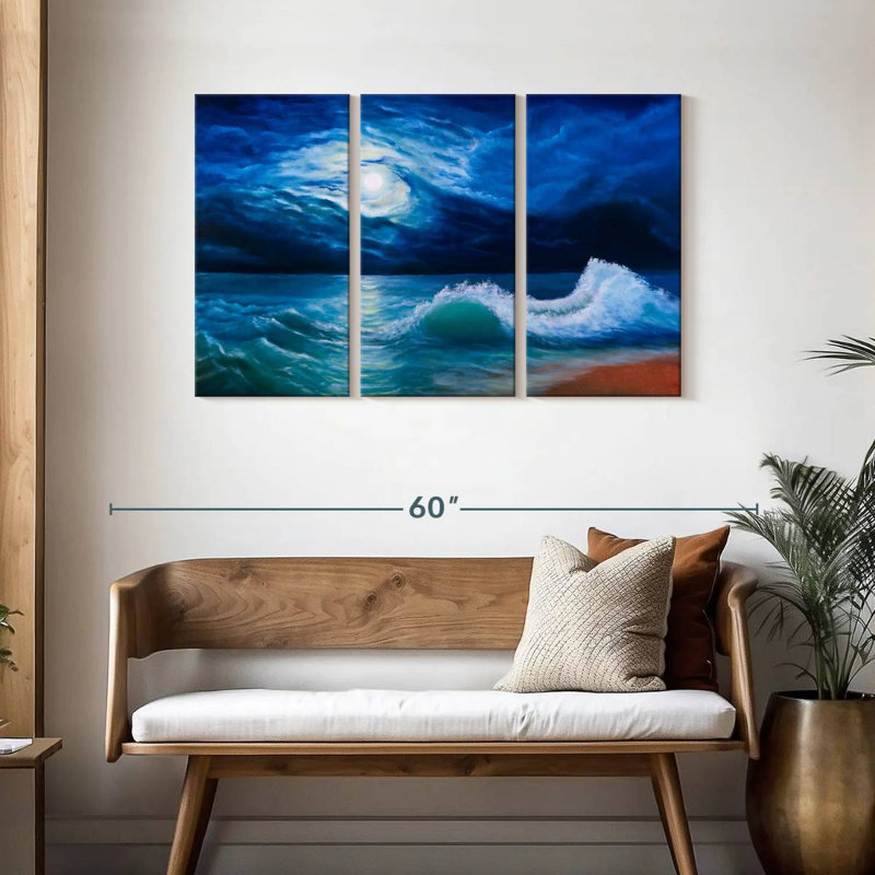 Gillard Blue Moon, 28" H x 45" W