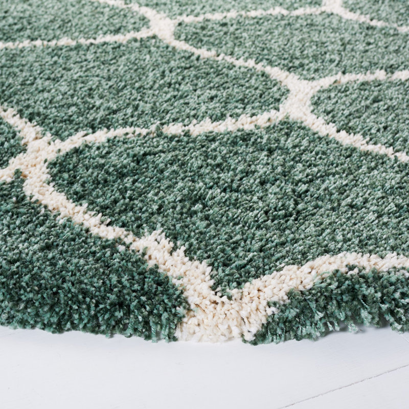 Sugarmill Performance Geometric Rug, Round 4'