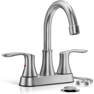 NO Centerset 2-handle Bathroom Faucet with Drain Assembly