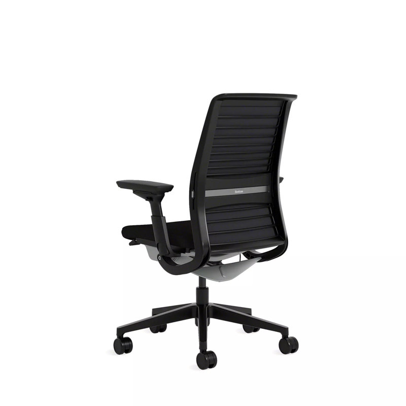 Think® Task Chair, Black, Hard Floor Casters, Onyx