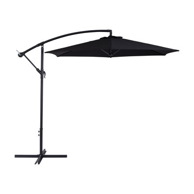 Parasol en porte-à-faux hexagonal de 116 po