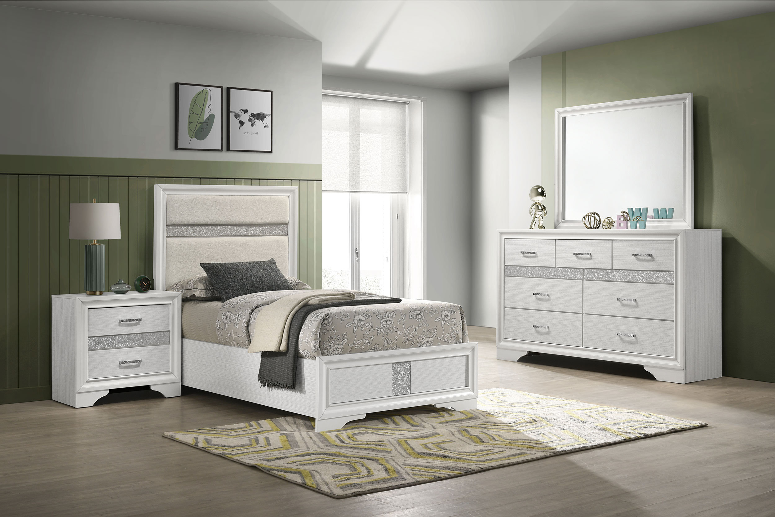 Mercer41 Miranda 4-Piece California King Bedroom Set Black - Wayfair Canada