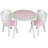 Crook Kids 3 Piece Round Play Or Activity Table and Chair Set