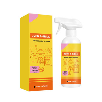 a cleaning 120ml Oven Cleaner Barbecue Utensil Specific Cleaner Powerful For Removing Heavy Oil Stains And Stains Suitable For Ovens And Frying Pans