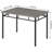 Farmhouse Dining Table Set for 4, Wood Table with Upholstered Chairs, Space-Saving, Grey-859839780