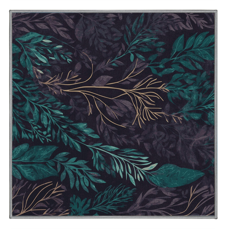 Celestial Forest Rug, Square 6'