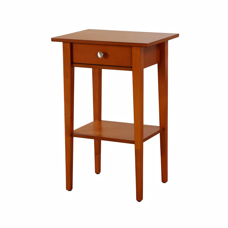  Contemporary Nightstand Wood Nightstand Bedside Table Bedroom End Table Night Table, Oak
