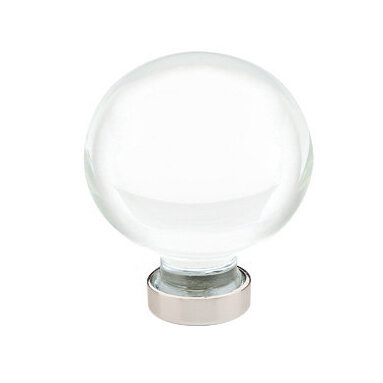Bristol 1" Diameter Round Knob, 1" H x 1" W x 1.375" D, Oil Rubbed Bronze