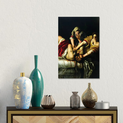 Judith tuant Holofernes (Galleria degli Uffizi), 1612-21 - Giclée sur toile tendue avec châssis