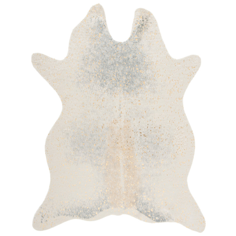 Dovon Faux Cowhide Performance Rug, Novelty 3' x 5'