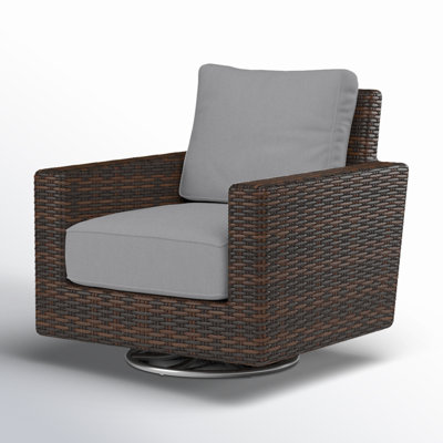 Chaise berçante pivotante avec coussins Sunbrella® Parris