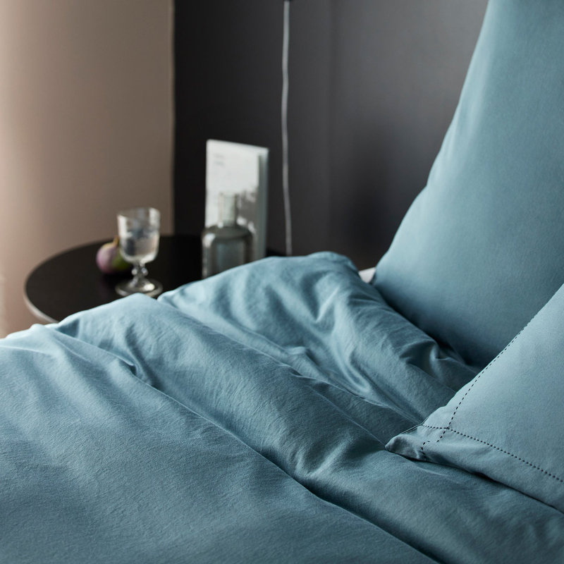 No Pattern Duvet Cover, Emperor, Blue