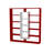 Angelien 53.43'' H x 49.21'' W Geometric Bookcase-1871565158