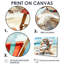 Décoration de chien gris caniche gris sur la plage - Animal côtier-653623859-653623862