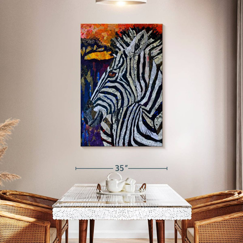 Brampt Seeing Stripes I, 48" H x 32" W